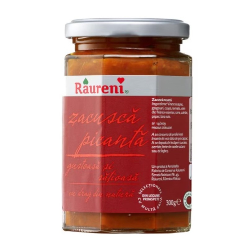 Set 2 x Zacusca Picanta, Raureni, 300 g