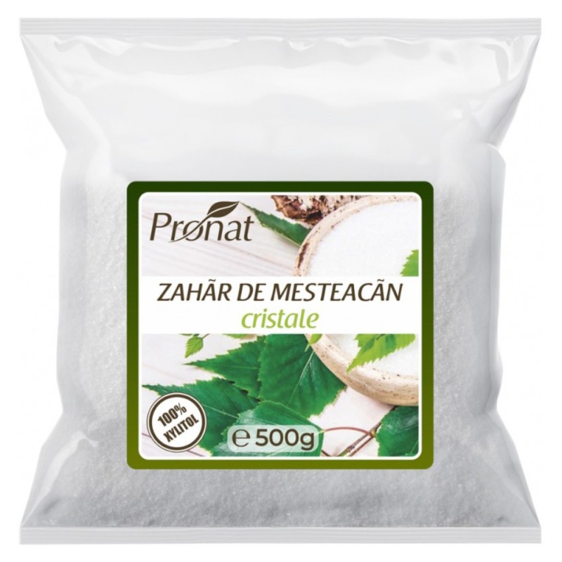 Set 2 x Zahar de Mesteacan Cristale Pronat, 500 g