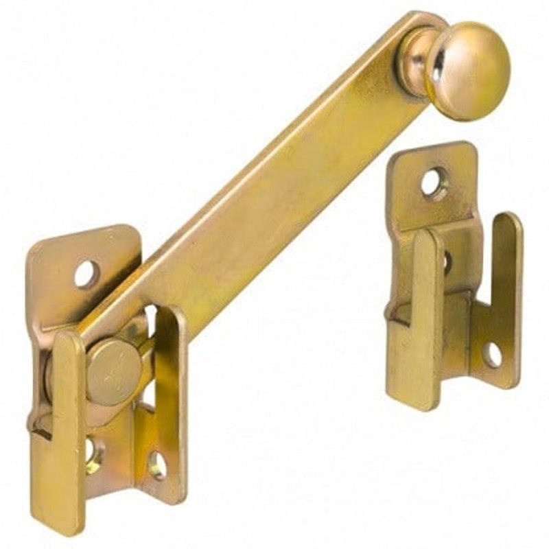 Set 2 x Zavor pentru Poarta Model Wog 120, 120 x 20 mm, Finisaj Galben