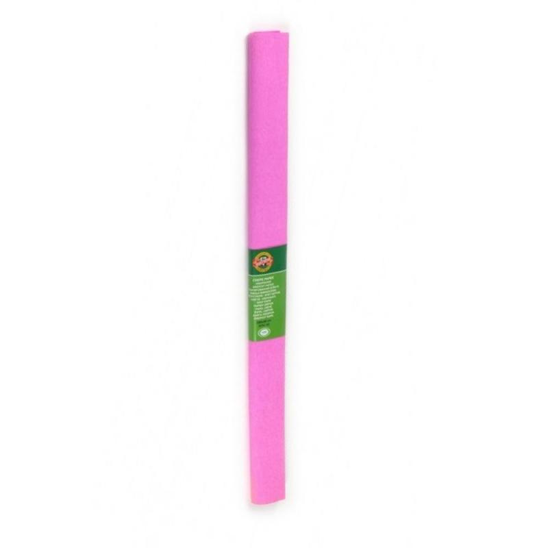 Set 20 x Hartie Creponata Colorata, Roz Aprins