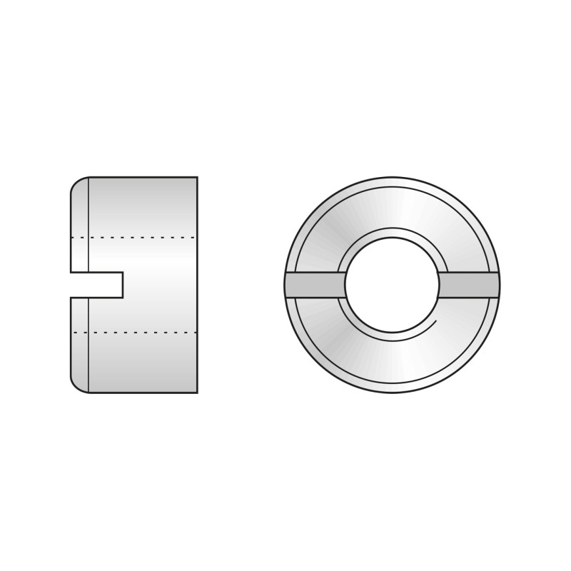 Set 20 x Piulita Rotunda Crestatura 546 Otel-6