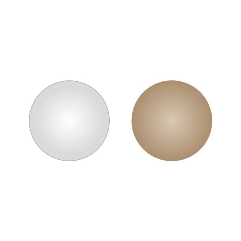 Set 200 x Capac Suruburi Pentru Beton Plastic-Alb