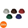 Set 200 x Capacele pentru Suruburi Cap Hex 8 Mm 10 Mm Otel Hex 8