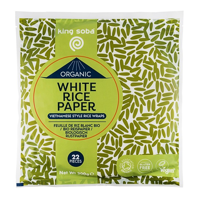 Set 22 x Foi Bio din Orez Alb, in Stil Vietnamez, King Soba, 200 g