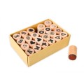 Set 24 stampile lemn