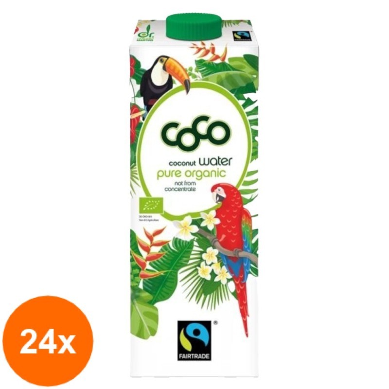 Set 24 x Apa de Cocos Coco, 1 l