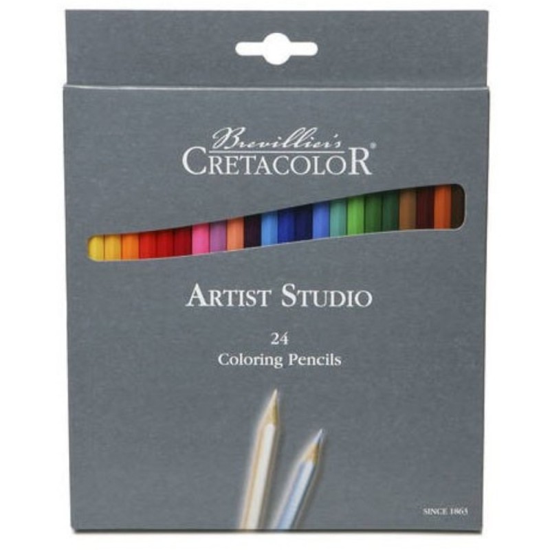 Set 24 x Creioane Colorate Artist Cretacolor