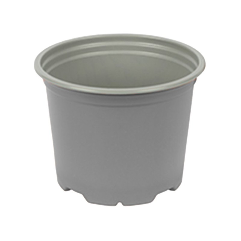 Set 24 x Ghiveci Productie, Sectiune Rotunda, 14 cm / 1100 cc, Gri, P145109