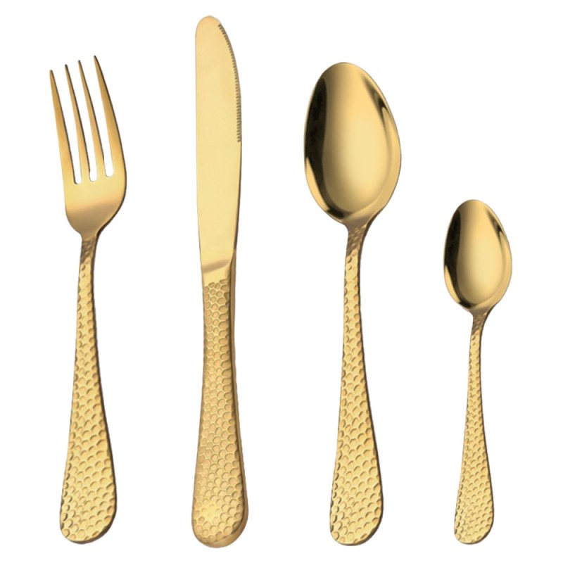 Set 24 x Tacamuri din Inox Grunberg, Auriu