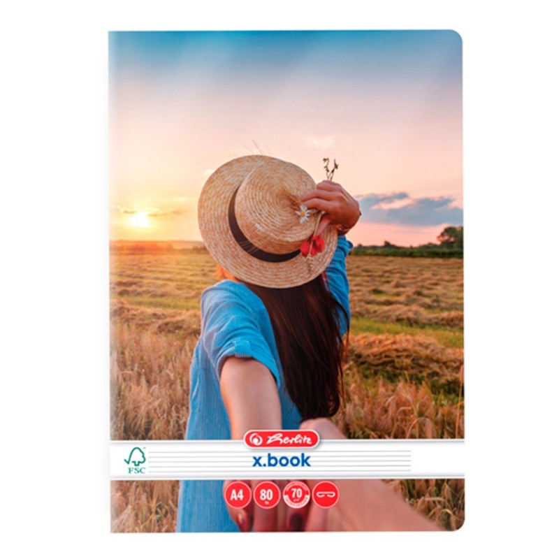 Set 25 x Caiet A4, 80 File, Dictando, Follow Me