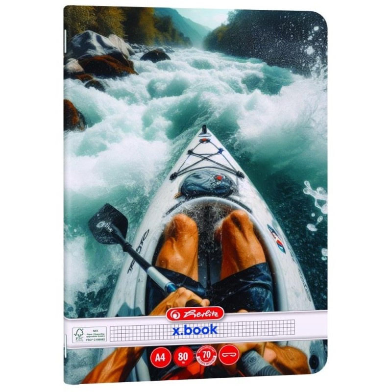 Set 25 x Caiet A4 Matematica, Motiv Extreme, 80 File, Hartie 70 g/mp, Colturi Rotunjite