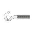 Set 25 x Carlig Filetat Forjat Otel Zincat-M 14 X 82