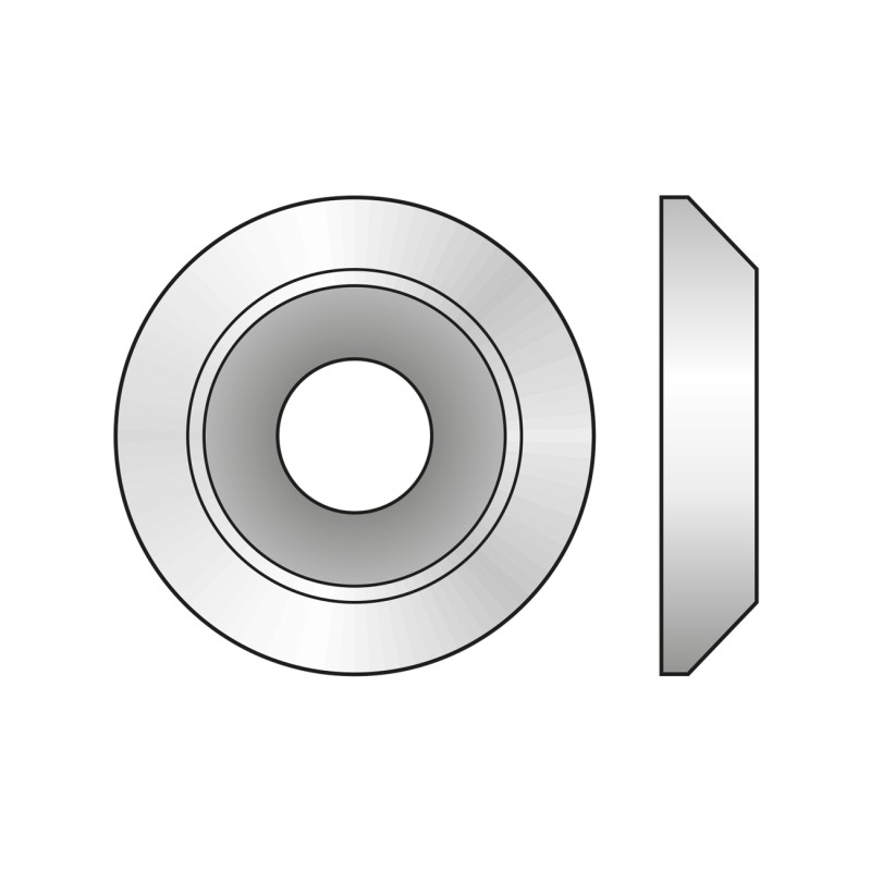 Set 25 x Rozete, Otel, Zincat Galben - 13