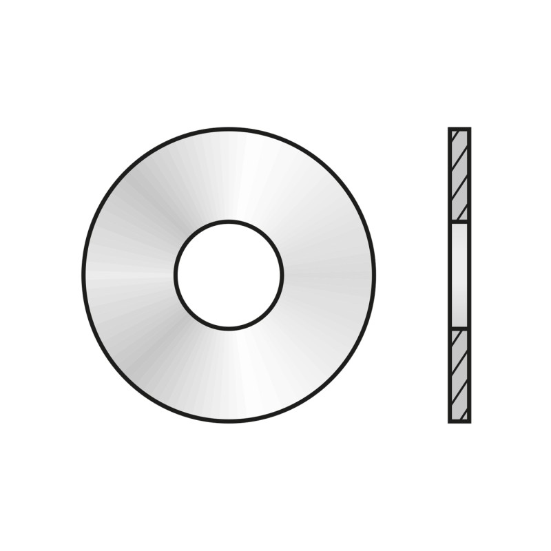 Set 25 x Saiba Plata Serie Mare 3d DIN 9021 Otel Zincat-33