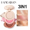 Set 3 in 1 Handaiyan Highlight & Blush & Contouring 03, 6 g