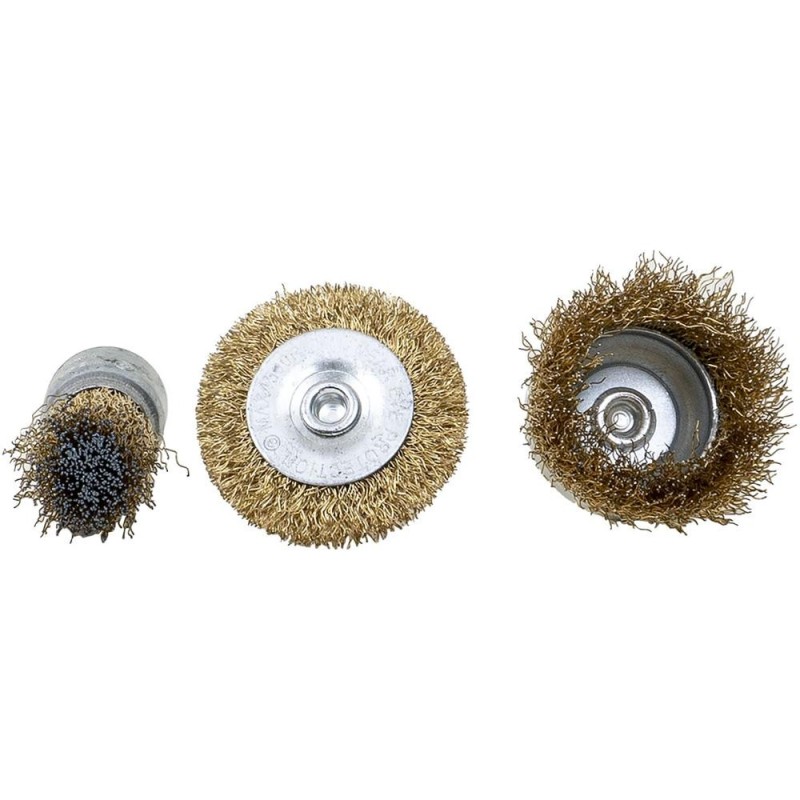 Set 3 Perii Bormasina, Plata 50 mm + 2 Cupa 25-50 mm, cu Cozi, Otel, Z-tools