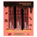 Set 3 Rujuri Lichide Mate Chocolate Kiss Beauty Velvet Lipgloss, 02