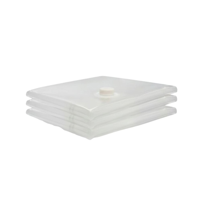 Set 3 Saci pentru Vidat Haine, 100 x 130 cm, Plastic Transparent, Grunberg