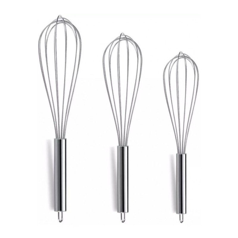 Set 3 Tel din Inox, 31 cm, 26 cm, 21 cm, Argintiu, Berglander