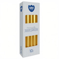 Set 3 x 10 Lumanari Conice Aura Aurii