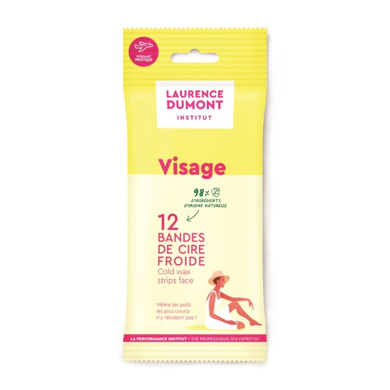 Set 3 x 12 Benzi Depilatoare cu Ceara Rece, Laurence Dumont Institut, pentru Fata