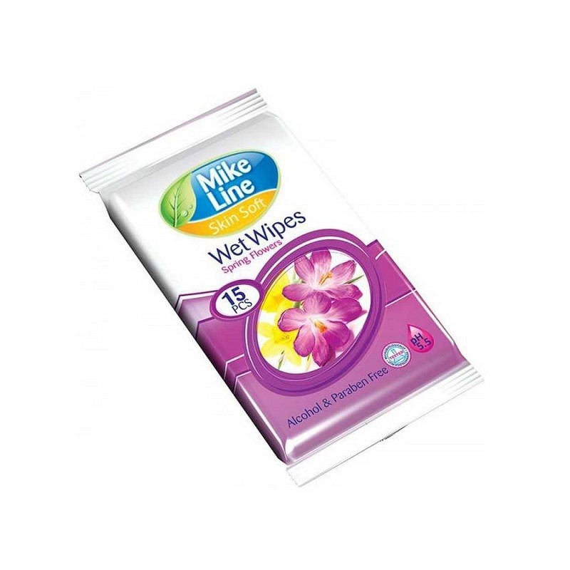 Set 3 x 15 Servetele Umede Mike Line, cu Capac