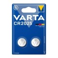 Set 3 x 2 Baterii Buton Litiu CR2025, 3V, 157mAh, Varta, Blister