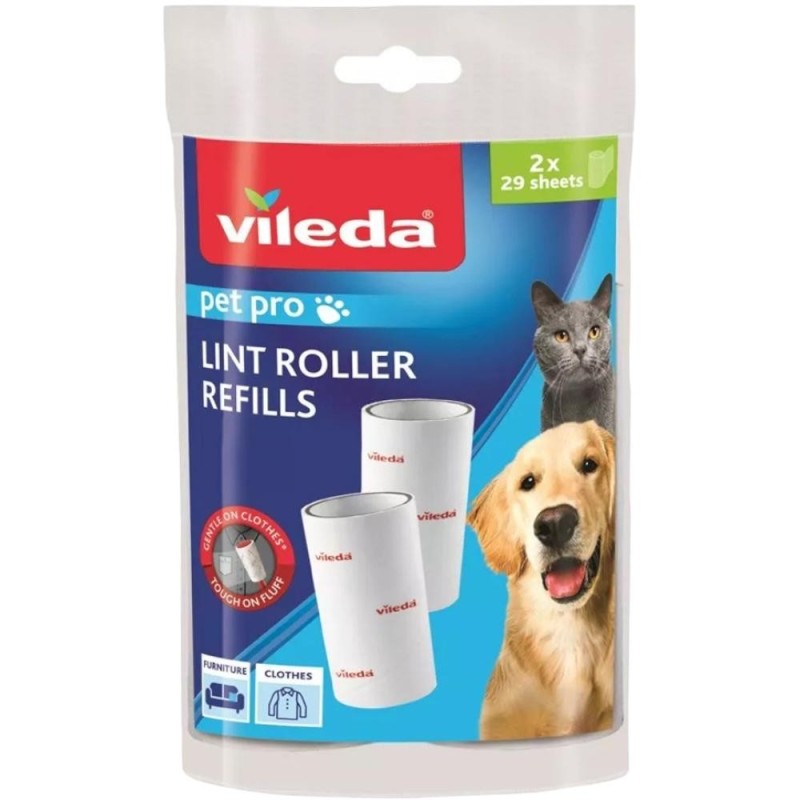 Set 3 x 2 Rezerve pentru Rola Scame Vileda Pet Pro, 29 Folii