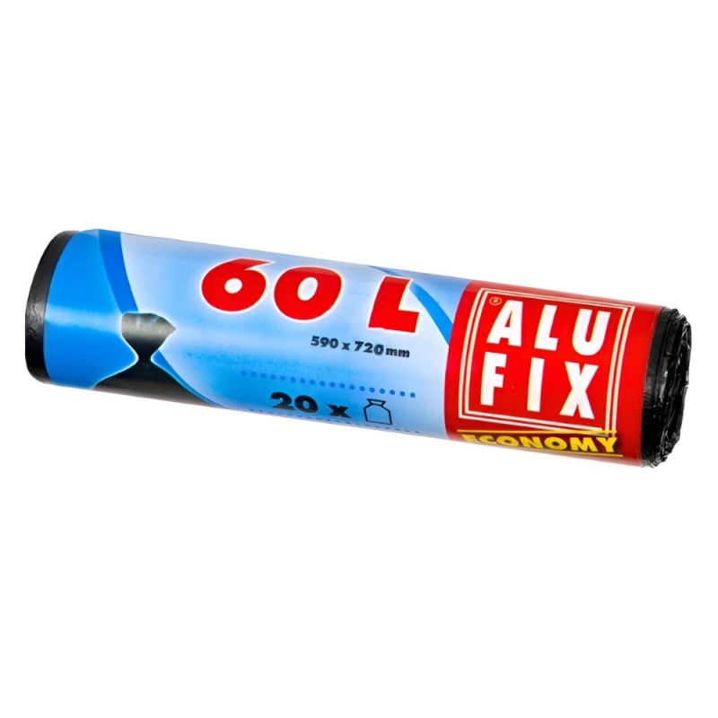 Set 3 x 20 Saci Menajeri cu Banda Alufix, 60 l