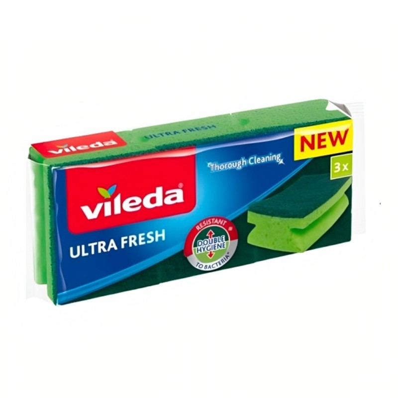 Set 3 x 3 Burete de Vase Vileda, Ultra Fresh, cu Prindere