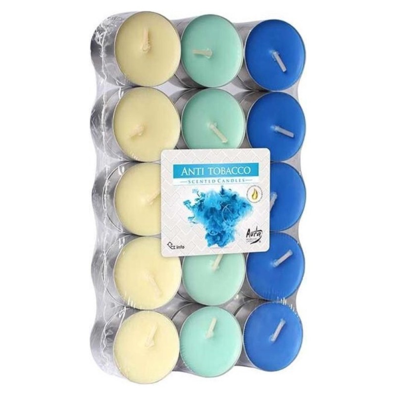 Set 3 x 30 Lumanari Pastila, 4 Ore, Anti Tabac