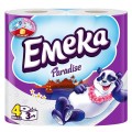 Set 3 x 4 Role Hartie Igienica Emeka Paradise 3 Straturi