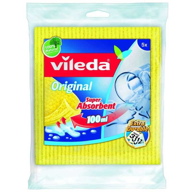 Set 3 x 5 Lavete Umede Vileda