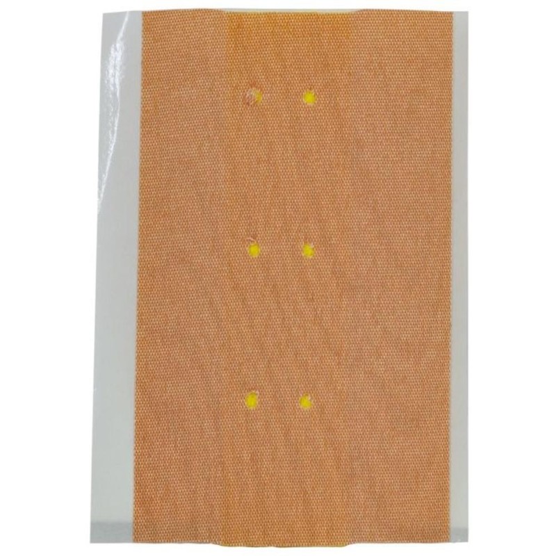 Set 3 x 5 Plasture Medical din Panza Elastica, 6 cm x 10 cm, Banda Autoadeziva pentru Fixare Pansamente, Prima