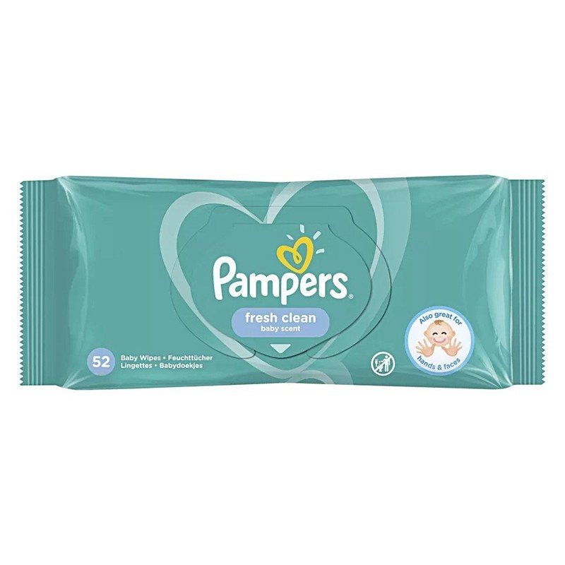 Set 3 x 52 Servetele Umede Pampers Fresh Clean