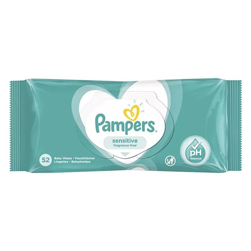 Set 3 x 52 Servetele Umede Pampers Sensitive