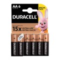 Set 3 x 6 Baterii Alcaline AA, R6, Duracell Basic