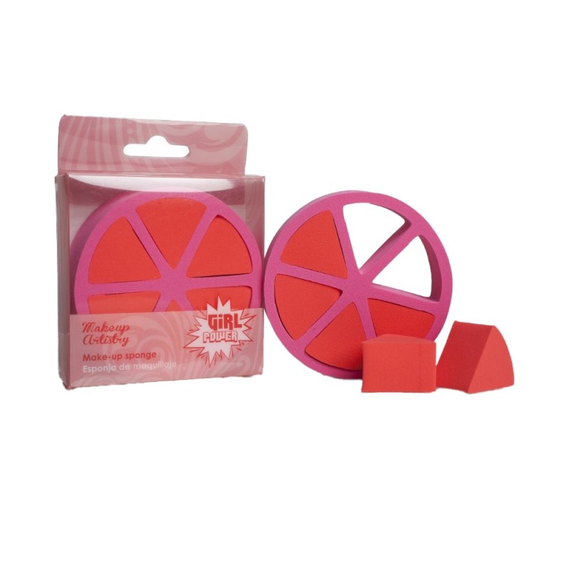 Set 3 x 6 Bureti pentru Make-Up Pokhara, Girl Power, Rosu
