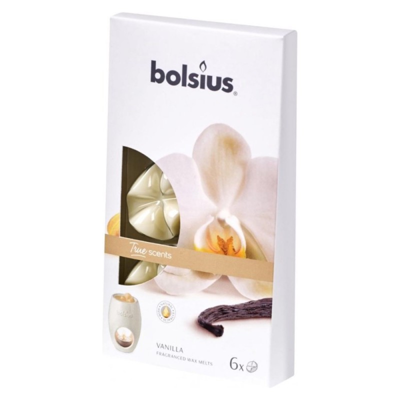 Set 3 x 6 Cipsuri din Parafina Parfumata - Vanilie