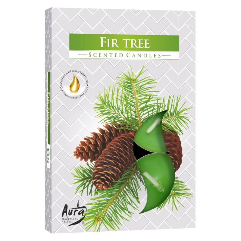 Set 3 x 6 Lumanari Pastila, 4 Ore, Pin