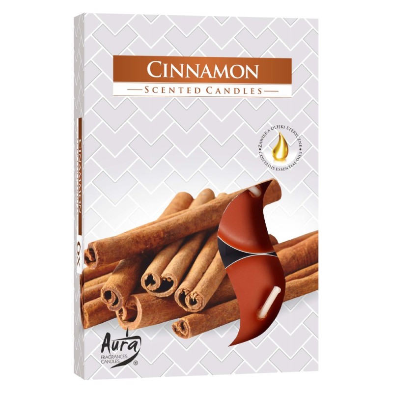 Set 3 x 6 Lumanari Pastila, Scortisoara, 4 Ore