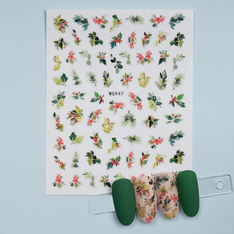 Set 3 x Abtibild Unghii SensoPRO Milano, Christmas Box Wg947