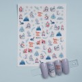 Set 3 x Abtibild Unghii SensoPRO Milano, Christmas Kiss Wg941