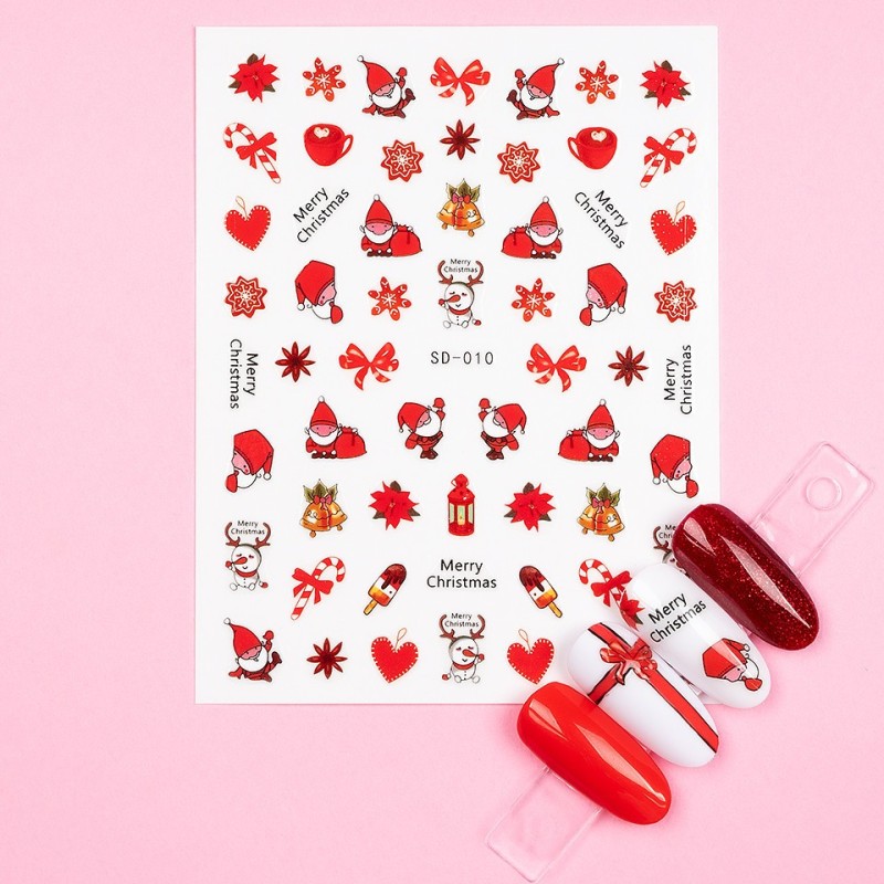 Set 3 x Abtibild Unghii SensoPRO Milano Christmas Sky, Sd-010