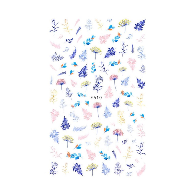 Set 3 x Abtibild Unghii SensoPRO Milano, Exotic Radiance F610