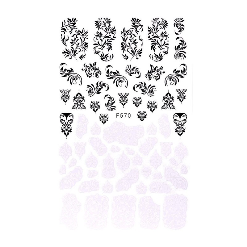 Set 3 x Abtibild Unghii SensoPRO Milano, Retro Escape F570