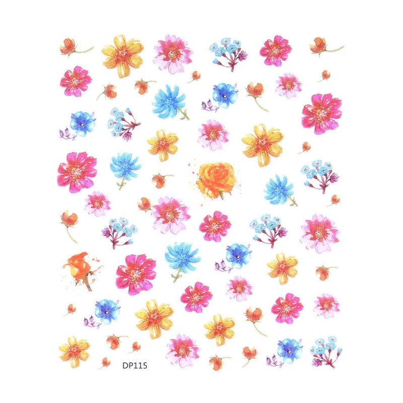 Set 3 x Abtibild Unghii SensoPRO Milano, Spring Colors Dp115