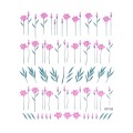 Set 3 x Abtibild Unghii SensoPRO Milano, Spring Flowers Dp133