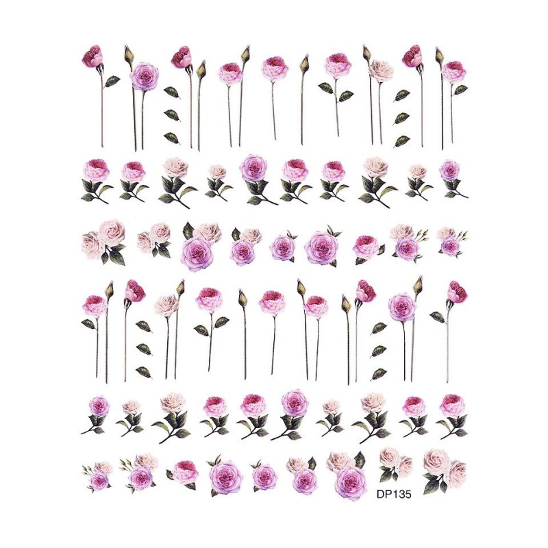 Set 3 x Abtibild Unghii SensoPRO Milano, Spring Hug Dp135