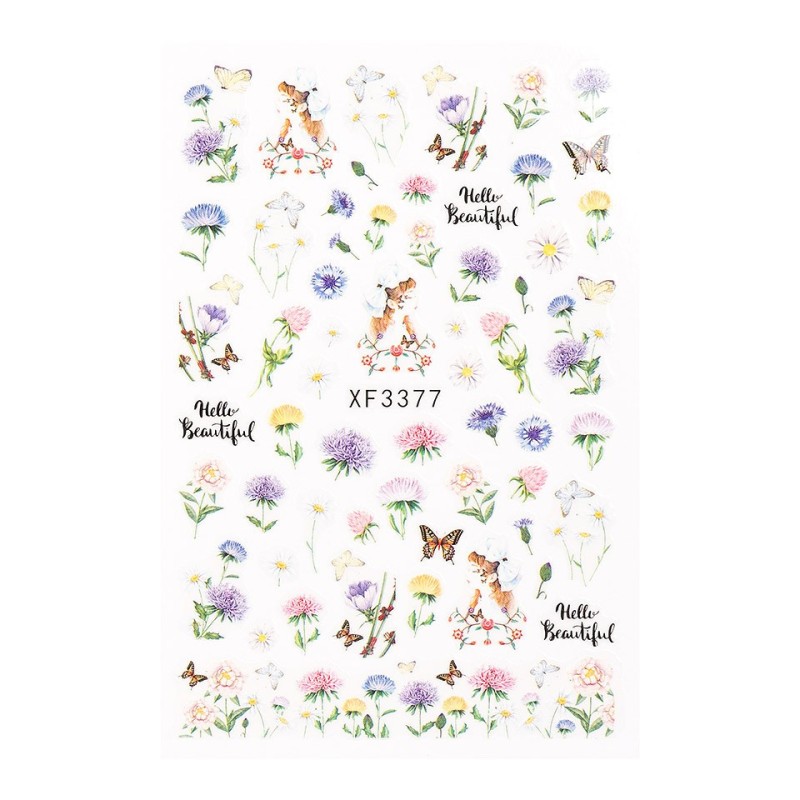 Set 3 x Abtibild Unghii SensoPRO Milano, Summer Distraction Xf3377